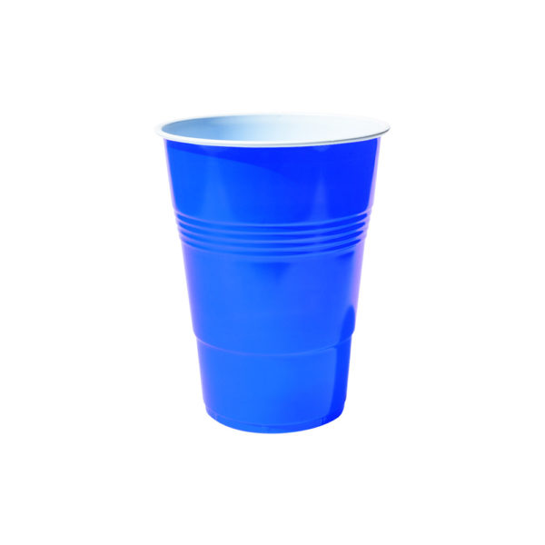 Vasos azul de plástico PS 16 oz Carvajal Empaques Mexico