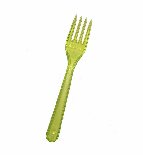 Tenedores de plástico PS mediano Bio Carvajal Empaques Mexico