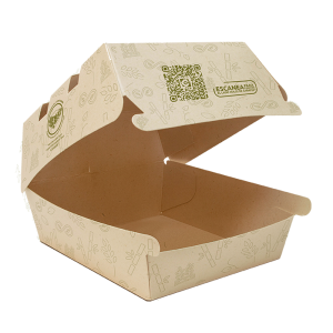 Contenedor de papel 6x6 Cañatek burger