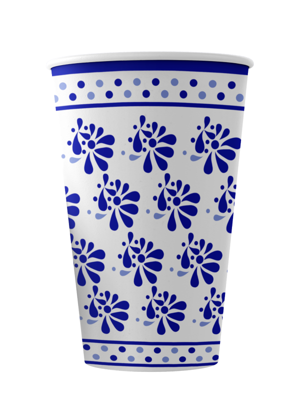 Vaso 16oz Talavera
